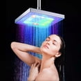 thumbnail image 4 of Rainfall Shower Head Shower Head Multiple Colors Automatically Color-Changing Showerhead for Bathroom, 4 of 7
