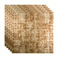 thumbnail image 1 of Fasade Miniquattro Vinyl 2ft x 2ft Lay-In Ceiling Panel Bermuda Bronze 5 Pack, 1 of 5