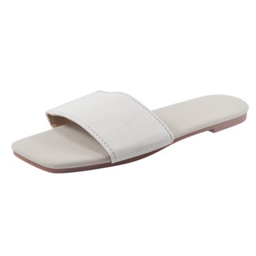 Slippers for Womens Slippers Flip Flops Women Beach Breathable Solid Color Sandals Home Slipper Flip-Flops Flat Shoes