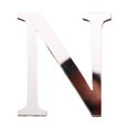 thumbnail image 1 of 2Pcs Letter Ornament Waterproof Removable Silver-plated 3D Mirror Surface Acrylic Decal for Wedding, 1 of 9