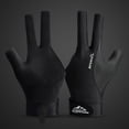 thumbnail image 4 of 1pc Single Snooker Billiard Cue Glove Left Hand Pool Three Finger Open Glove, 4 of 11