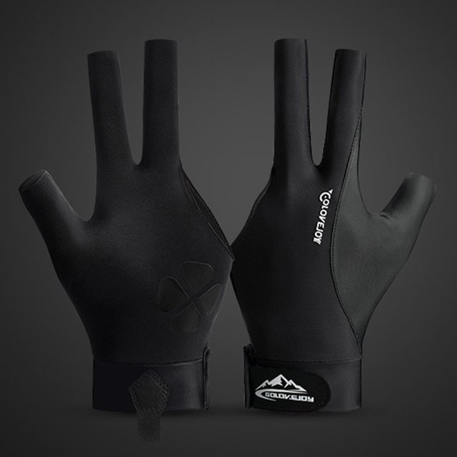1pc Single Snooker Billiard Cue Glove Left Hand Pool Three Finger Open Glove