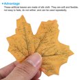 thumbnail image 4 of Unique Bargains Artificial Leaves Fall Maple Autumn Fake Leaf Decoration, Red Yellow 300 Pack, 4 of 5