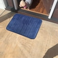 thumbnail image 4 of Pompotops Bathroom Kitchen Absorbent Coral Velvet Memory Foam Non-slip Floor Mats Clearance, 4 of 5