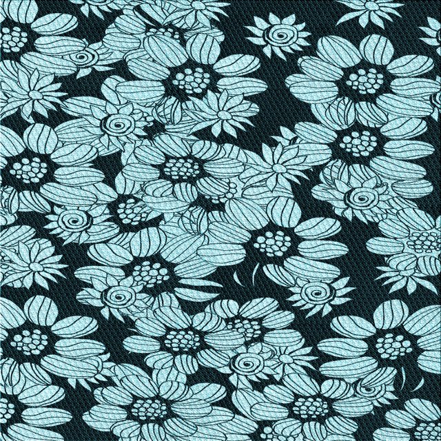 Ahgly Company Machine Washable Indoor Square Transitional Blue Lagoon Blue Area Rugs, 5' Square