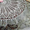 thumbnail image 4 of Handmade Crochet Crochet Hollow Gabson Series Small  Tablecloth Wedding Tablecloth, 4 of 5