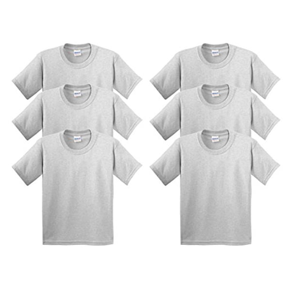 Gildan Men's Heavy Cotton T-Shirt - 5000 (Pack Of 6)