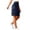 Dark Blue, variant on Yuzhih Women's Bermuda Cargo Shorts Casual Summer High Waist Hiking Shorts with Multi Pockets Knee Length Shorts