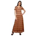 thumbnail image 1 of Moomaya Crop Top And Palazzo Set Party Wear Printed Santoon Ethnic Set For Girl, 1 of 1