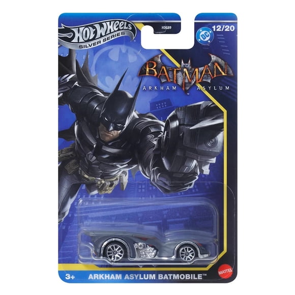 Hot Wheels Silver Series: Batman Arkham Asylum Batmobile - 12/20