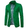 thumbnail image 1 of TIMIFIS Blazer Veste pour Homme Décontractée Unie à une Rangée à Deux Boutons Veste de Complet Mode Formelle à Revers Ajustée Blazer de Mariage, 1 of 3