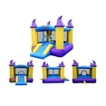 thumbnail image 2 of Wizard Inflatable Bounce House Bouncer, Spacious Bouncing Area with Fun Slide, Safe hook-and-loop fastener Entrance, Basketball Hoop, Fun Party Wizard Castle Theme, Inflated Size: 9 ft x 8 ft x 7 ft H, 2 of 6