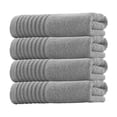 thumbnail image 1 of Hand Towel Solid Color Striped Yarn Soft Absorbent Towel Towel Face Wash Towel Four Sets Gray E, 1 of 6
