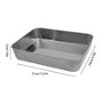 thumbnail image 3 of Binwennn Baking Sheet With Wire Rack And Cover Set Stainless Steel Baking Tray R U St & Warp & Easy Clean Baking Pan For Oven Cooking Cookie Sheet Nonstick round Baking Pan Set for Oven Wire Rack for, 3 of 5