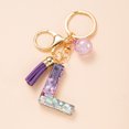 thumbnail image 4 of LYMAYTER Cute Pink Tassel Mug Accessory Initial Letter Charm Keychain - with Tassel, Heart - shaped Sequins, 4 of 7