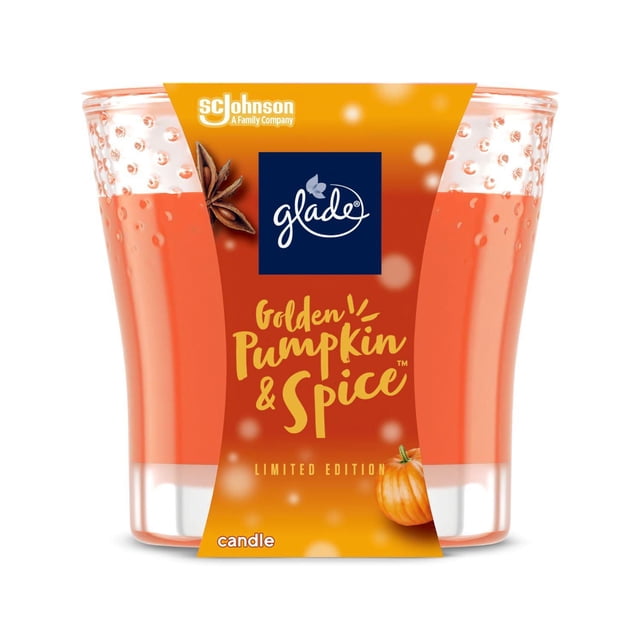Glade® chandelle parfumée, Golden Pumpkin & Spice