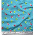 thumbnail image 1 of Soimoi Rayon Crepe Fabric Straw & Juice Beverages Decor Fabric Printed Yard 46 Inch Wide, 1 of 3