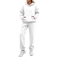 thumbnail image 2 of sageysalite Ensembles de Survêtements pour Femmes Col Rond Chandail à Enfiler Manches Longues Ensembles 2 Pcs Décontractés Entraînement Course Jogger Ports Tenues d'Automne, 2 of 6