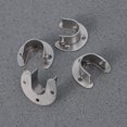 thumbnail image 2 of 4Set Heavy Duty Curtain Pole Brackets U Shaped Bracket Silver Home Use, 2 of 8