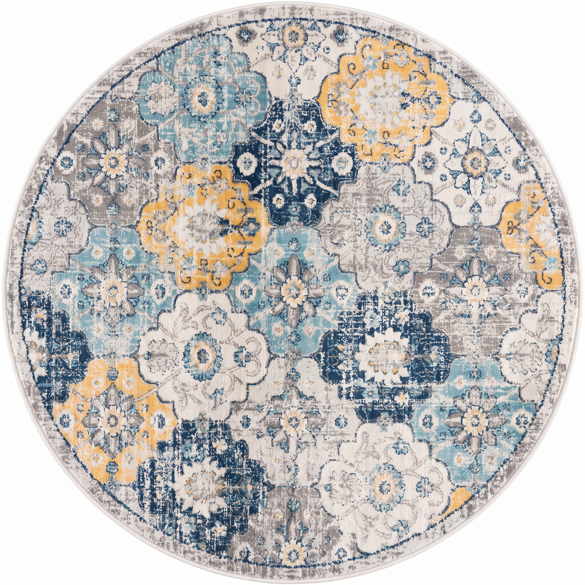 Tapis floral moderne de la collection Savannah Rug Branch