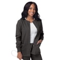 thumbnail image 1 of Sivvan Women's Scrubs Warm-Up Jacket / Front Snaps - Round Neck, 1 of 7