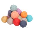 thumbnail image 1 of Baby Blocking Balls, 16PCS Enlighten Intelligence Grip Training Toddler Sensory Balls Handcraft Color Perception  For Early Learning For Infant, 1 of 8