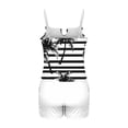 thumbnail image 4 of Women's Casual Vest Tops Long Sleeve Split Front Solid Color Swimsuit Cover Up, 4 of 7