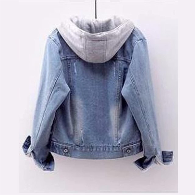2025 Femmes Vintage à Boutons Vestes Décontractées pour Femmes Veste en Jean en Denim Courte Usée de Noël pour Femmes Veste Manteau avec