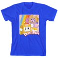 thumbnail image 1 of LankyBox Boxy & Foxy with Food Kids Blue T-Shirt, 1 of 2