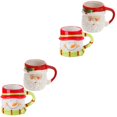 thumbnail image 2 of EIMELI 4 Pcs  Christmas Mugs Ceramic Water Mugs Santa Claus Snowman Mugs Ceramic Coffee Mugs, 2 of 6