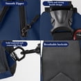 thumbnail image 3 of EGNMCR Women's Adjustable Crossbody Bag Convertible Chest Shoulder Bag With Multiple Pockets Nylon Backpack, 3 of 6