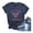 bleu, variante sur LUOGENLI T-shirts pour Femme pour Femmes T-shirts pour Femmes d'Été Coupe Mode Tennis Imprimé Coton Haut à Manches Courtes T-Shirt T-shirts pour Femmes T-shirts Graphiques T-shirts Amusants Vêtements d'Été Beige P
