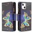 thumbnail image 4 of Compatible with  13 Detachable Magnet Zipper Wallet Leather Case Cash Pocket with Multiple Card Slots Holder Wrist Strap Removable Cover, 4 of 8