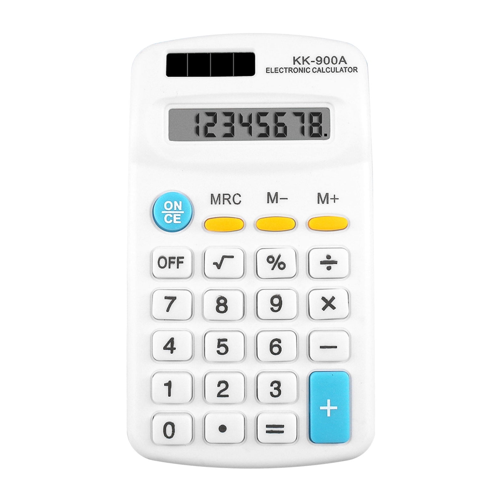 YATLTE Basic Standard Calculators, Small Digital Desktop Calculato, Battery Solar Power Smart Calculator, Pocket Size for Kids for Home School