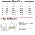 thumbnail image 2 of Bras for Women, Womens Solid Lace Wrapped Chest And Backless-thin Bra With Padding Breathable Underwear Daily Bra, 2 of 3