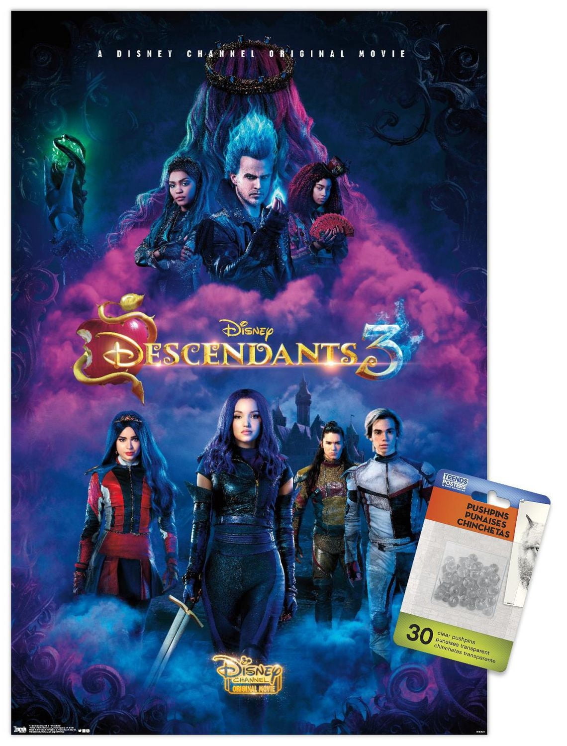 Disney Descendants 3 - One Sheet Wall Poster, 22.375" x 34"