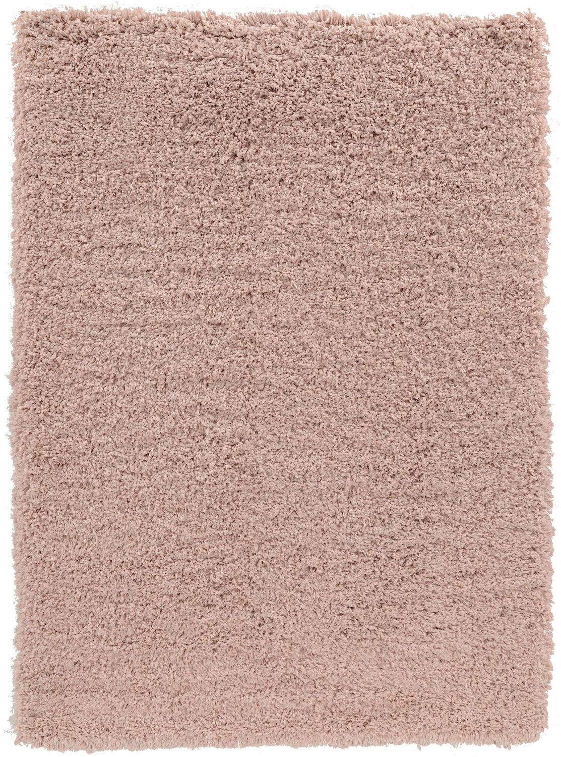 Tapis Shaggy Pastel rose pâle de 8 pi. x 10 pi.