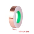 thumbnail image 2 of Aodebiao ​​Double-Sided Self-Adhesive Copper Foil Tape – (65.6ft) EMI Shielding, Conductive & Heat Dissipation for Electronics, Circuits & DIY Projects (176°F–248°F Resistant)​​, 2 of 3