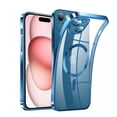 thumbnail image 5 of For Apple iPhone 16 Magnetic Case with HaloLock Shockproof Protective Electroplating Clear Cover - Black, 5 of 5