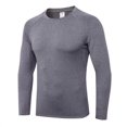 thumbnail image 1 of Mens Compression Shirt Tight-Fitting Sports Running Training Suit Breathable Wicking T-Shirts Mens Shirts, 1 of 2
