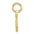 thumbnail image 2 of Diamond2Deal 10K Yellow Gold Solid Small Letter J Initial Charm Pendant for Women, 2 of 5