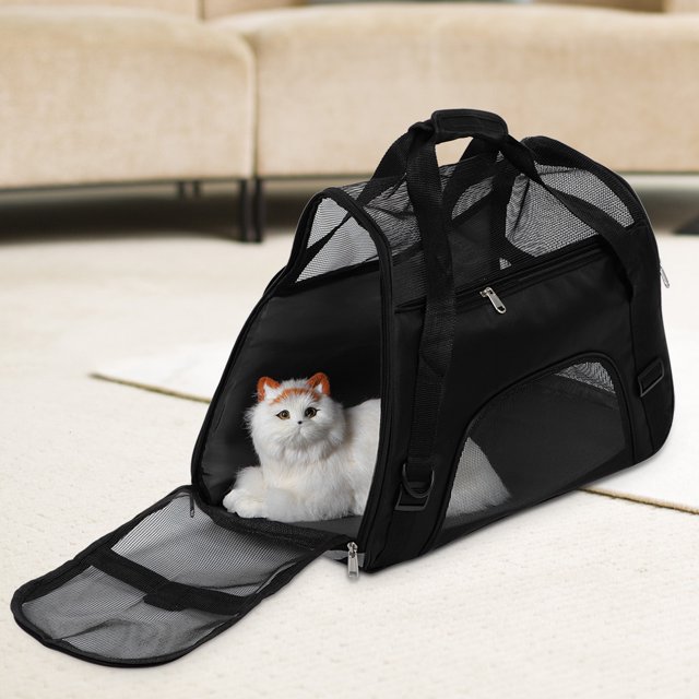 Sac de Voyage pour Animaux de Compagnie, Portable Respirant avec une Poignée Outil Utile Sac pour Animaux de Compagnie, Sac de Voyage Pliant Design Animaux pour Chiens Chats