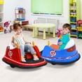 thumbnail image 2 of Costway 12V Vehicle 360° Spin Race Toy Kids Ride On Bumper Car with Remote Control Red, 2 of 10
