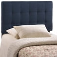 thumbnail image 4 of Lily Twin Upholstered Fabric Headboard - Navy, 4 of 4