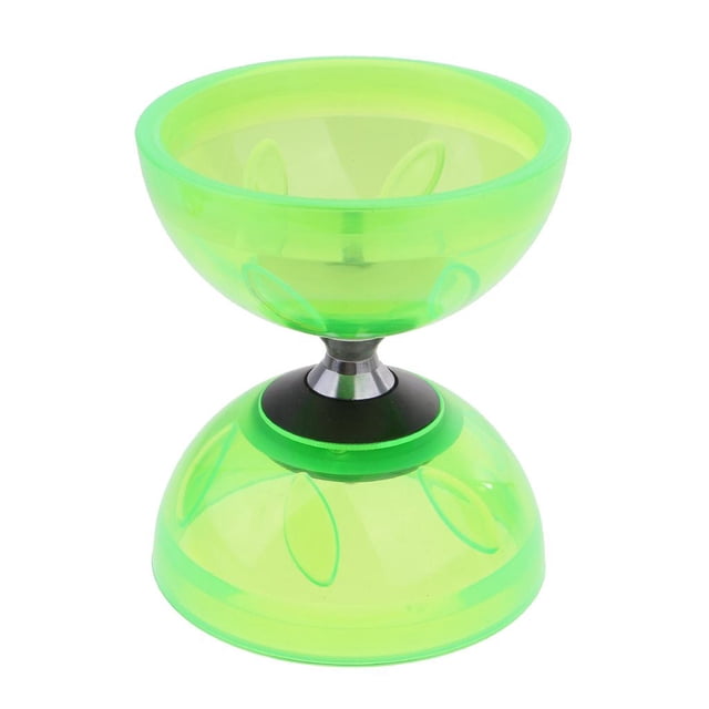 lionlar Jouets de Jonglage Professionnels 3 Roulements Diabolo+Diabolo 13cm Vert