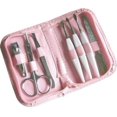 thumbnail image 1 of Ensemble de Manucure Portable 7 Pcs avec Pochette et Portefeuille, Couleurs Pouvant Varier, 1 of 1