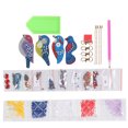 thumbnail image 3 of Painting Key Ring, Bird Pattern Rhinestones Painting Key Chain, For DIY Christmas Crafts  Arts Crafts Birthday, New Year And Christmas, 3 of 8
