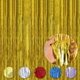 thumbnail image 3 of Gold Foil Curtain Fringe For Backdrop Party Back Drop Photo Booth Wedding Graduations Birthday Christmas Event, 3 of 4