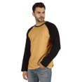 thumbnail image 3 of Inkmeso Men's Regular Fit Round Neck Shirt Solid Raglan Long Sleeve T-Shirts, 3 of 7