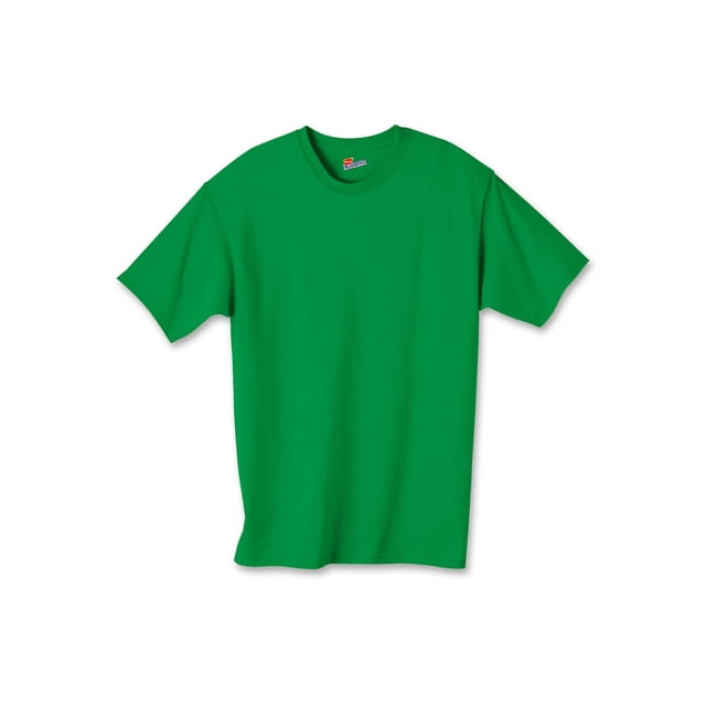 Hanes Kids Authentic TAGLESS Cotton T-Shirt, S, Shamrock Green